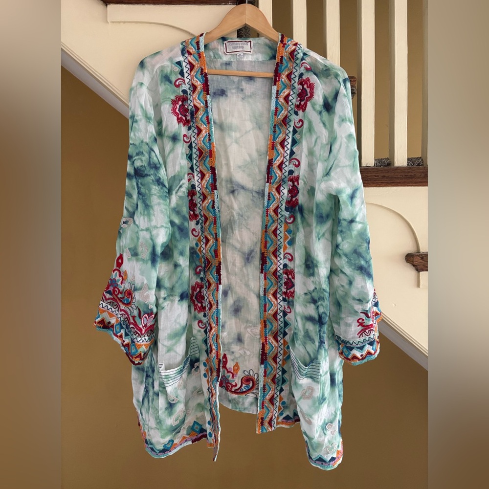 Johnny Was Workshop Smoking Jacket / Kimono XL